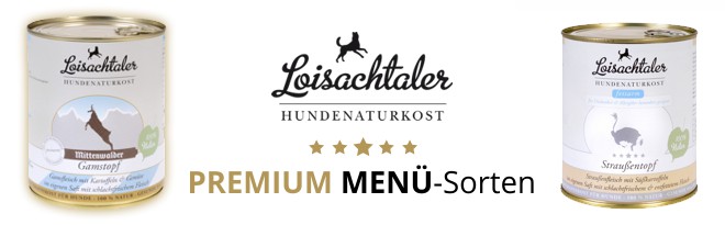 Loisachtaler Hundenaturkost Premium Menü