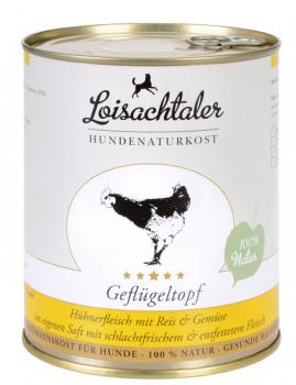 Loisachtaler Hundenaturkost Geflügeltopf