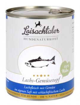 Loisachtaler Hundenaturkost Lachs-Gemüsetopf