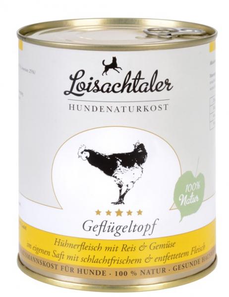 Loisachtaler Hundenaturkost Geflügeltopf