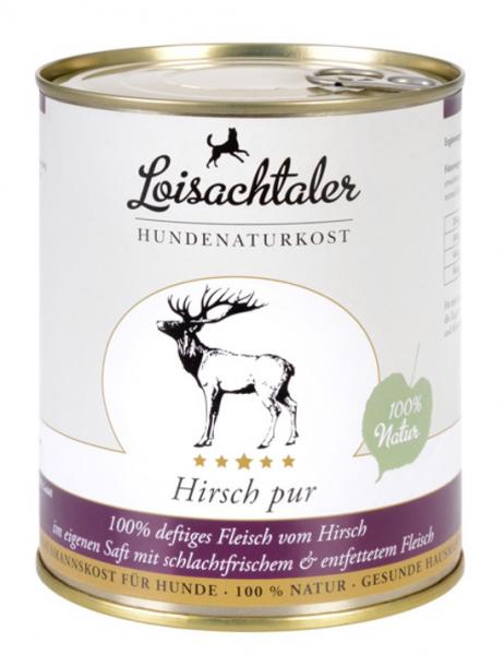 Loisachtaler Hundenaturkost Hirsch Pur