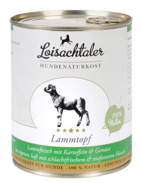 Loisachtaler Hundenaturkost Lammtopf
