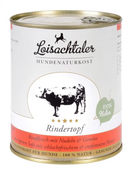 Loisachtaler Hundenaturkost Rindertopf